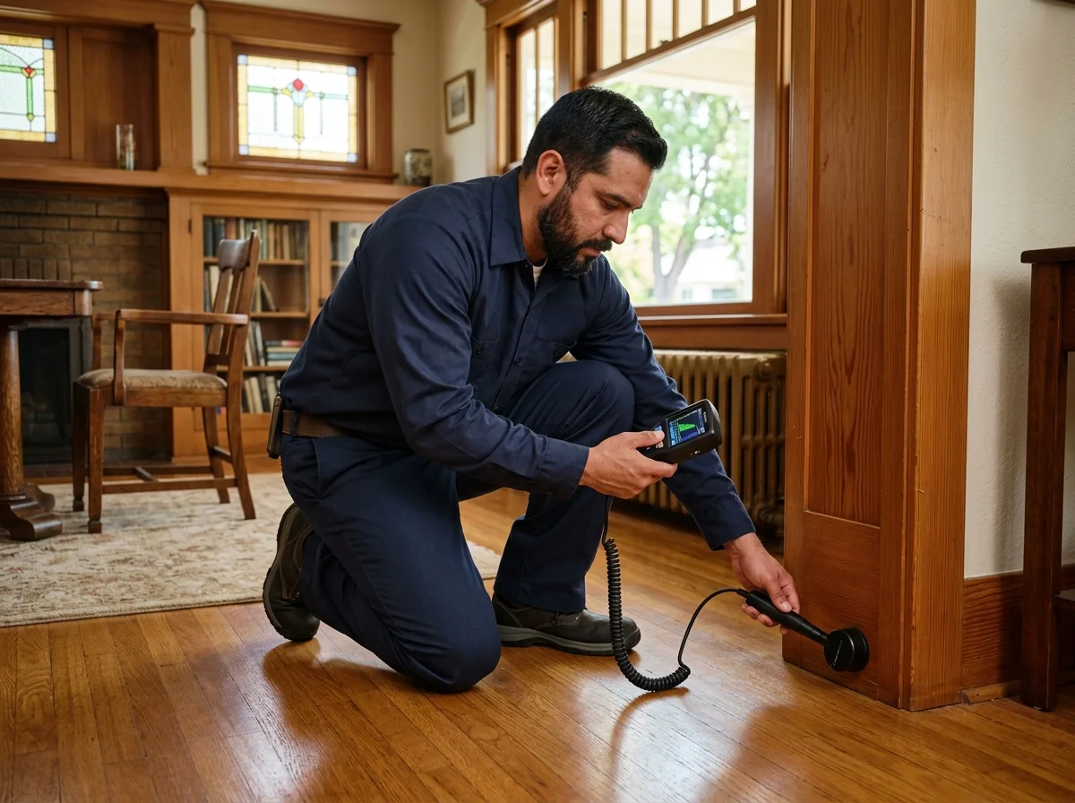 Water leak detection technician in Uptown Whittier CA